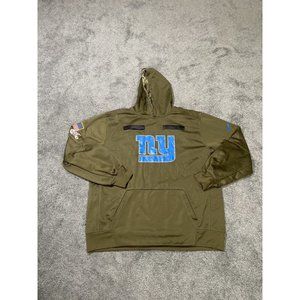 New York Giants Sweatshirt Mens XXXL Green Nike NFL On Field Hoodie Pullover
